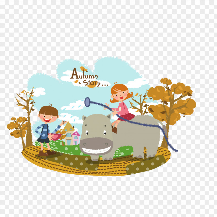 Autumn Tale Easel PNG