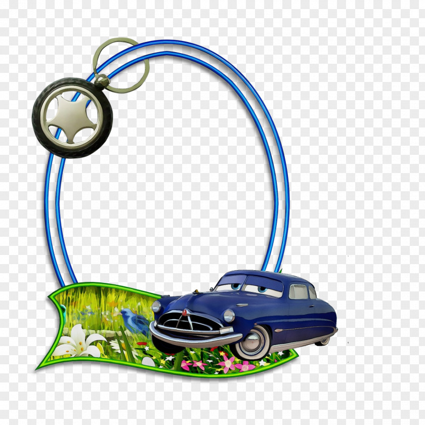 Blue Vehicle Car Compact Smile PNG