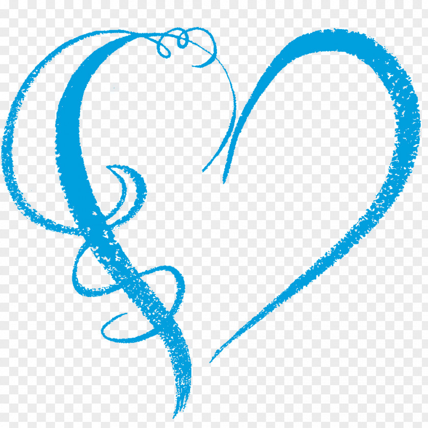 Graph Heart Light Blue Navy Clip Art PNG