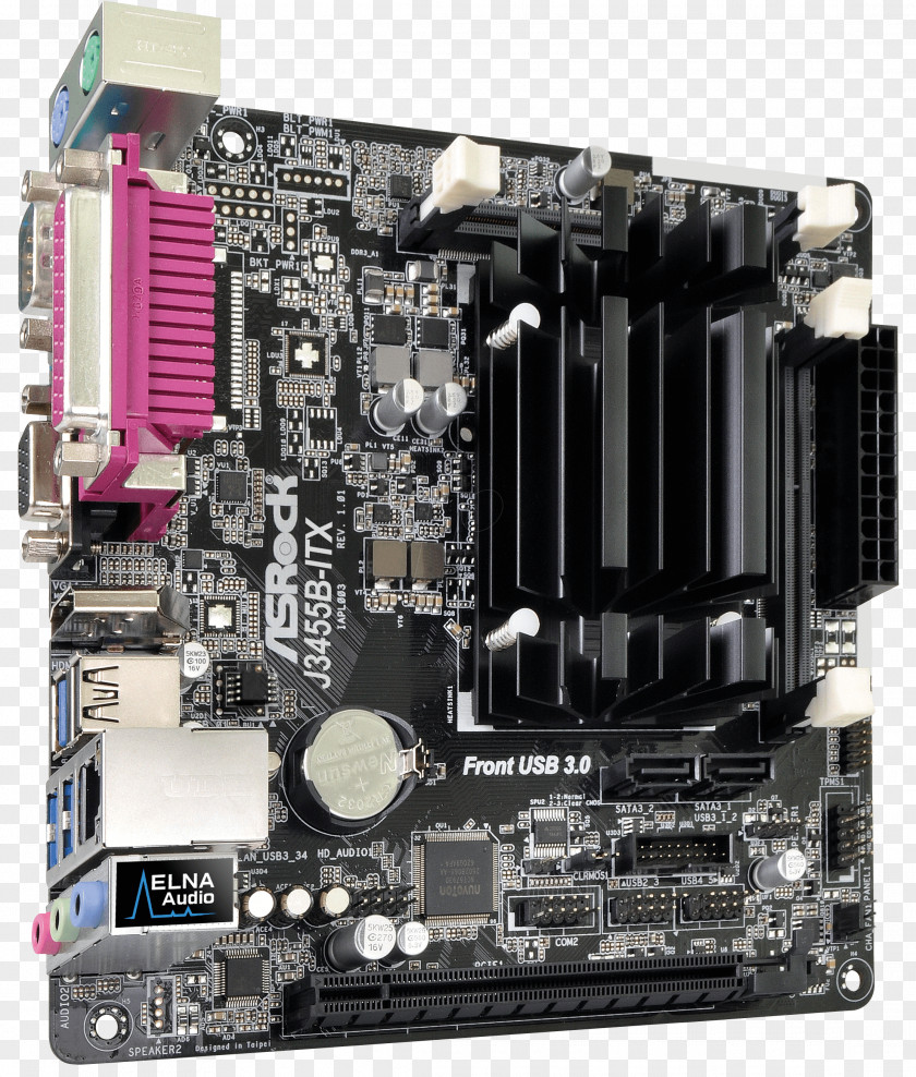 Intel ASRock J3455B-ITX Motherboard Mini-ITX J3455-ITX PNG
