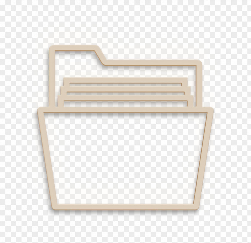 Rectangle Furniture Folder Icon Essential Set PNG