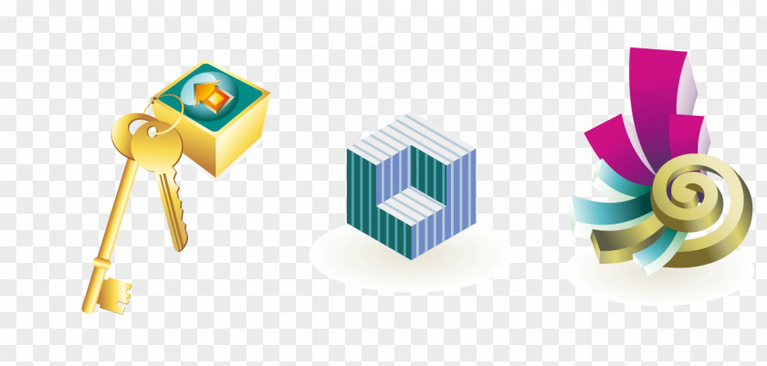 Vector Cube 3D Computer Graphics Icon PNG