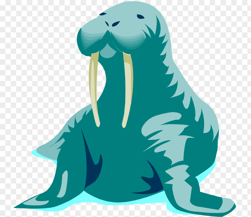 Walrus Clip Art Earless Seal Sea Lion Image PNG