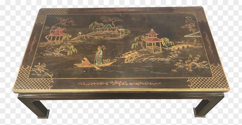 Chinoiserie Coffee Tables Furniture Wood PNG