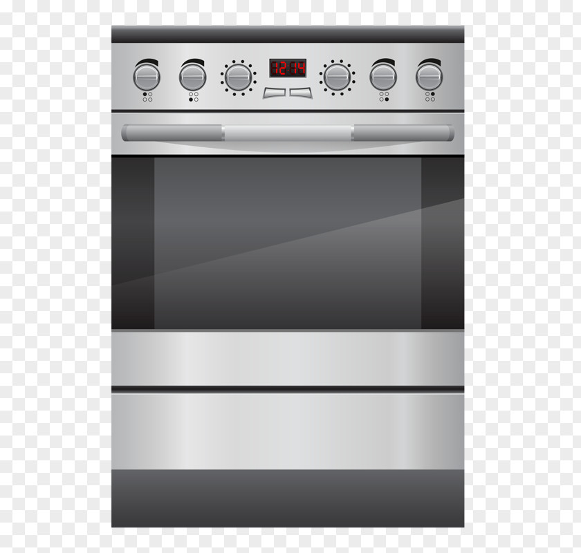 Grey Washing Machine Kitchen Stove Gas PNG