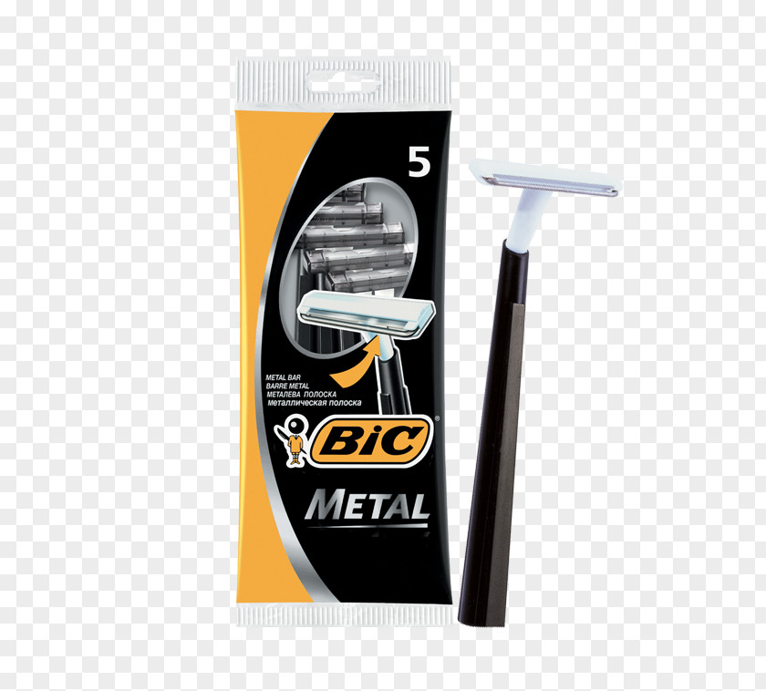 Razor Safety BIC METAL Men Disposable Razors ORIGINAL Société Bic PNG