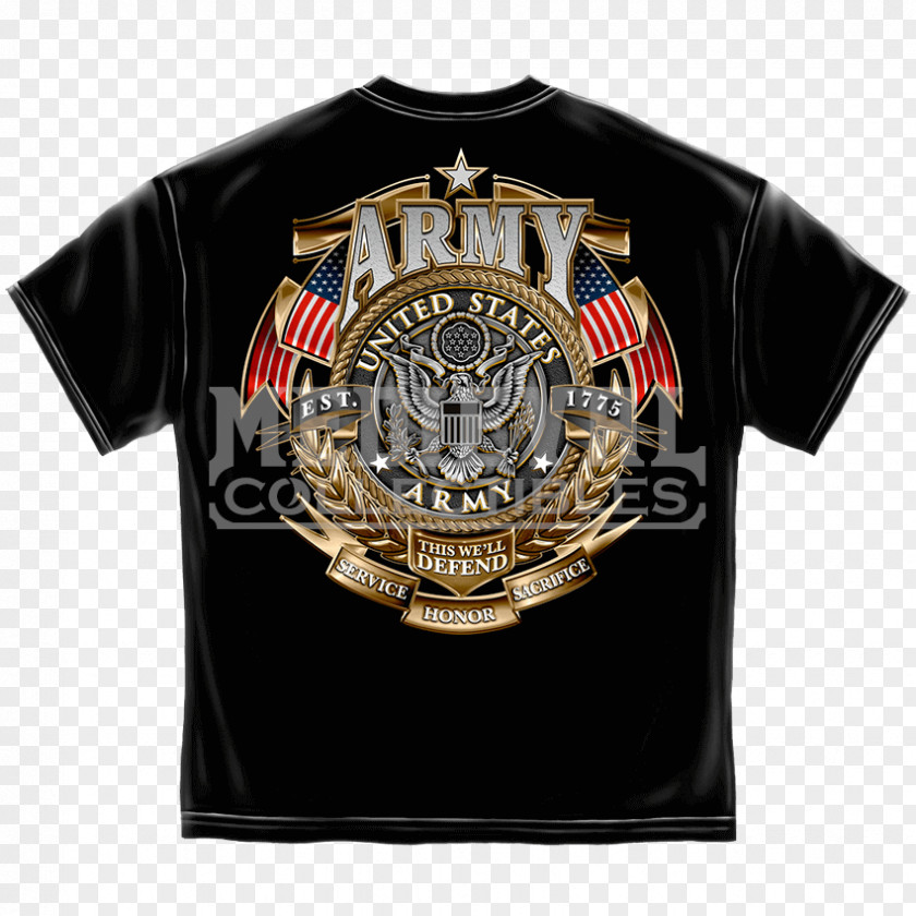 T-shirt United States Marine Corps Badge Army PNG