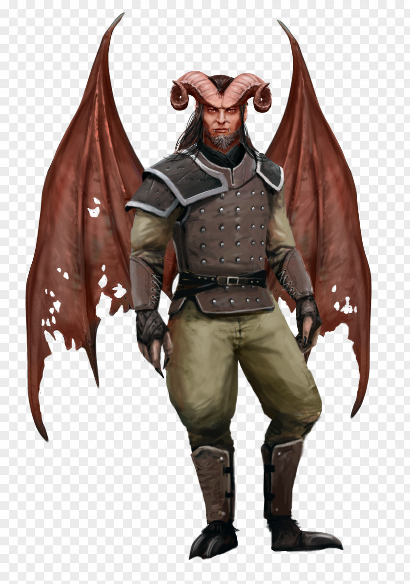 Bat Wings Tiefling Dungeons & Dragons Demon Human Skin Color Race PNG