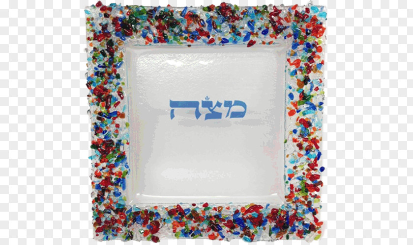 Crushed Glass Matzo Passover Seder Art PNG