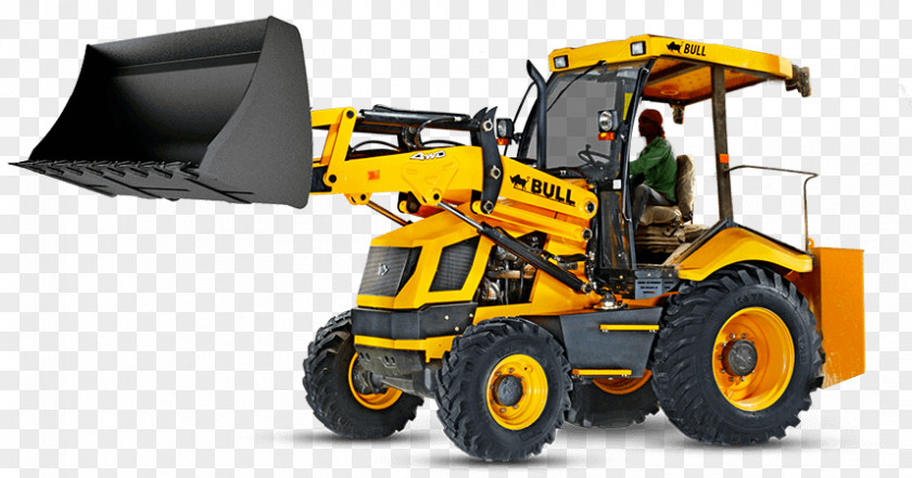 Front End Loader Backhoe Bulldozer Heavy Machinery PNG