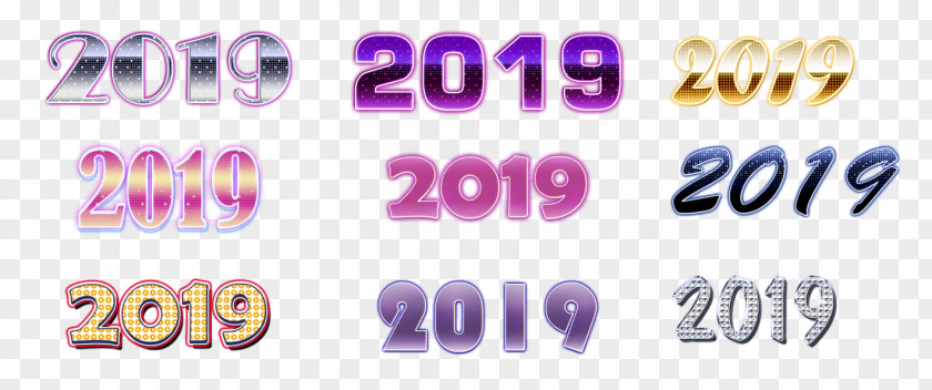 2019 Brand Logo Font Purple Product PNG