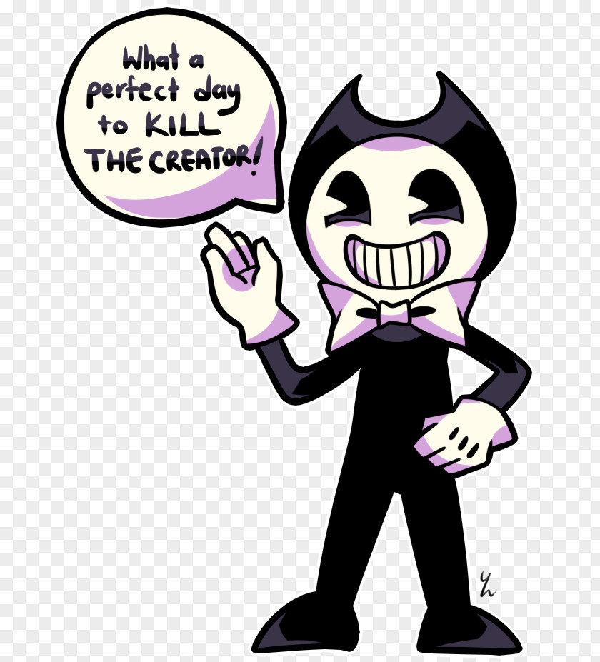 Bendy Face And The Ink Machine Video Game Drawing PNG