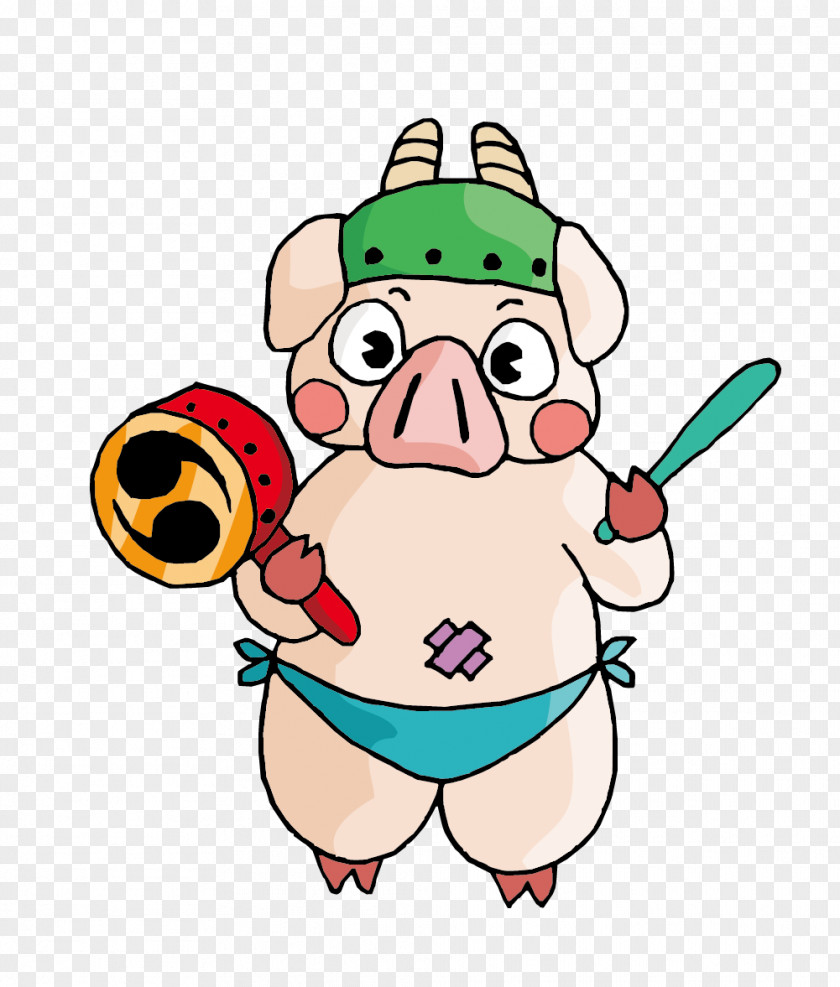 Cartoon Pig Pigsy Domestic PNG