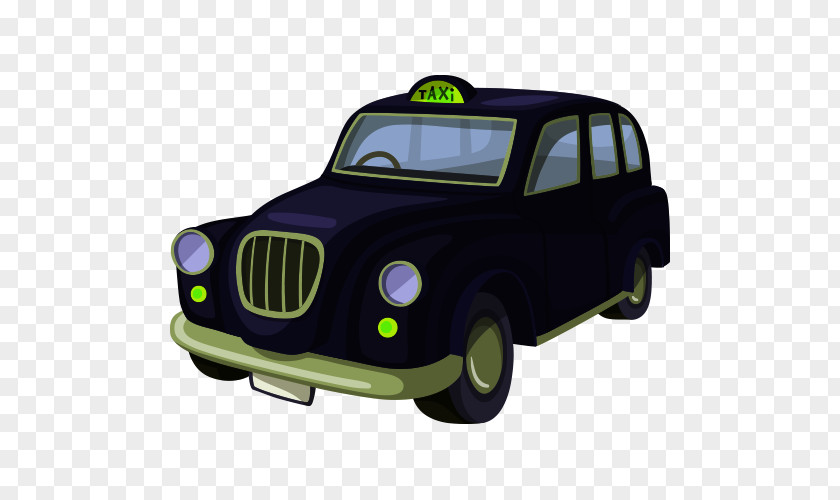 Cartoon Taxi London Hackney Carriage Clip Art PNG