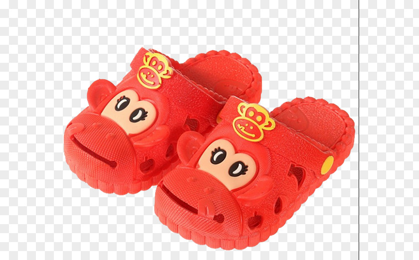 Little Monkey Baby Slippers Slipper Shoe Sandal PNG