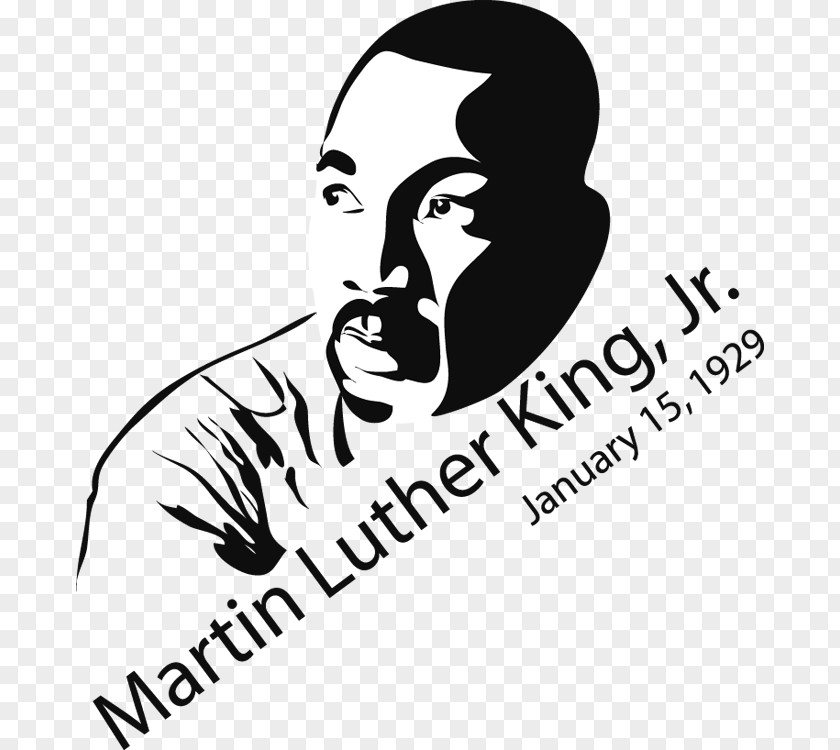 Martin Luther King Clip Art Jr. Day Black History Month Drawing Illustration PNG