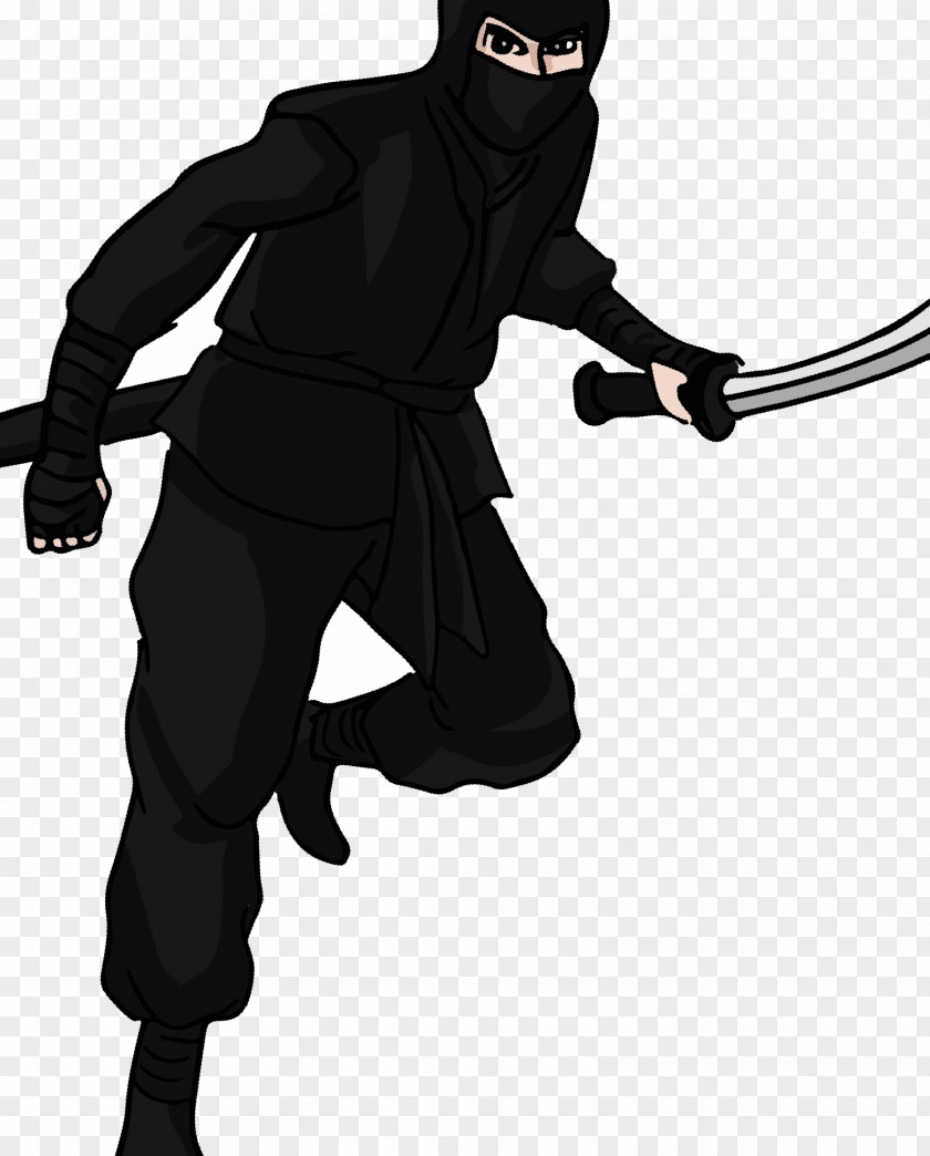 Ninja Costume Dry Suit Silhouette Character Fiction PNG