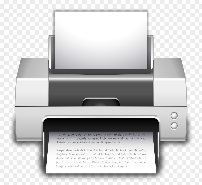 Printer Hewlett-Packard Paper Printing PNG
