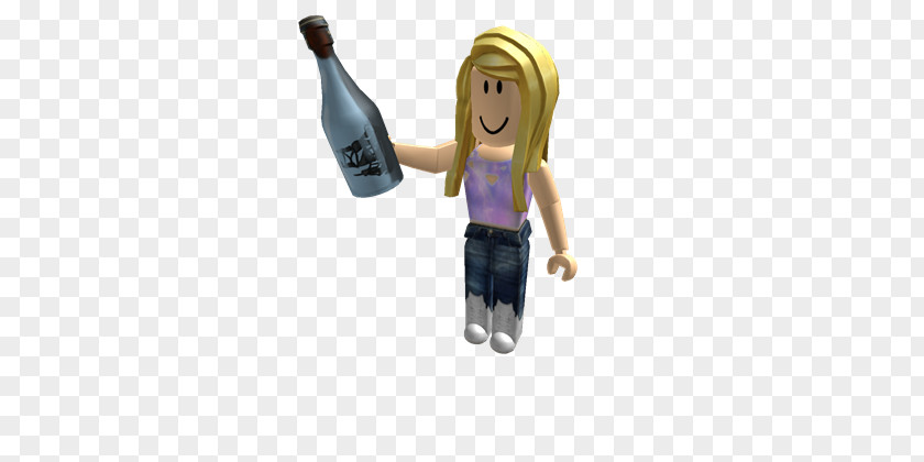 Roblox Figurine Blond 0 Hair PNG