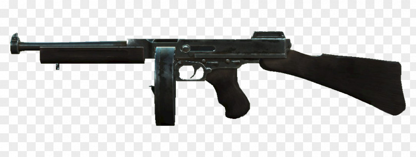 Weapon Fallout 4 Fallout: New Vegas Thompson Submachine Gun Firearm PNG