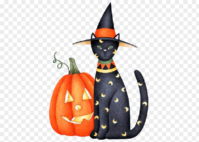 Cat Halloween Clip Art GIF Witch PNG