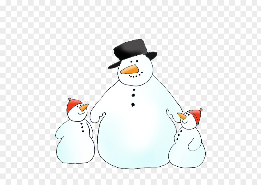 Bird Snowman Cartoon Character Clip Art PNG