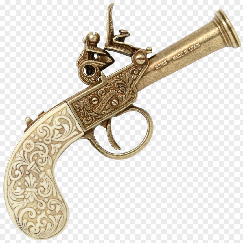 Handgun Firearm Pistol Flintlock Weapon PNG