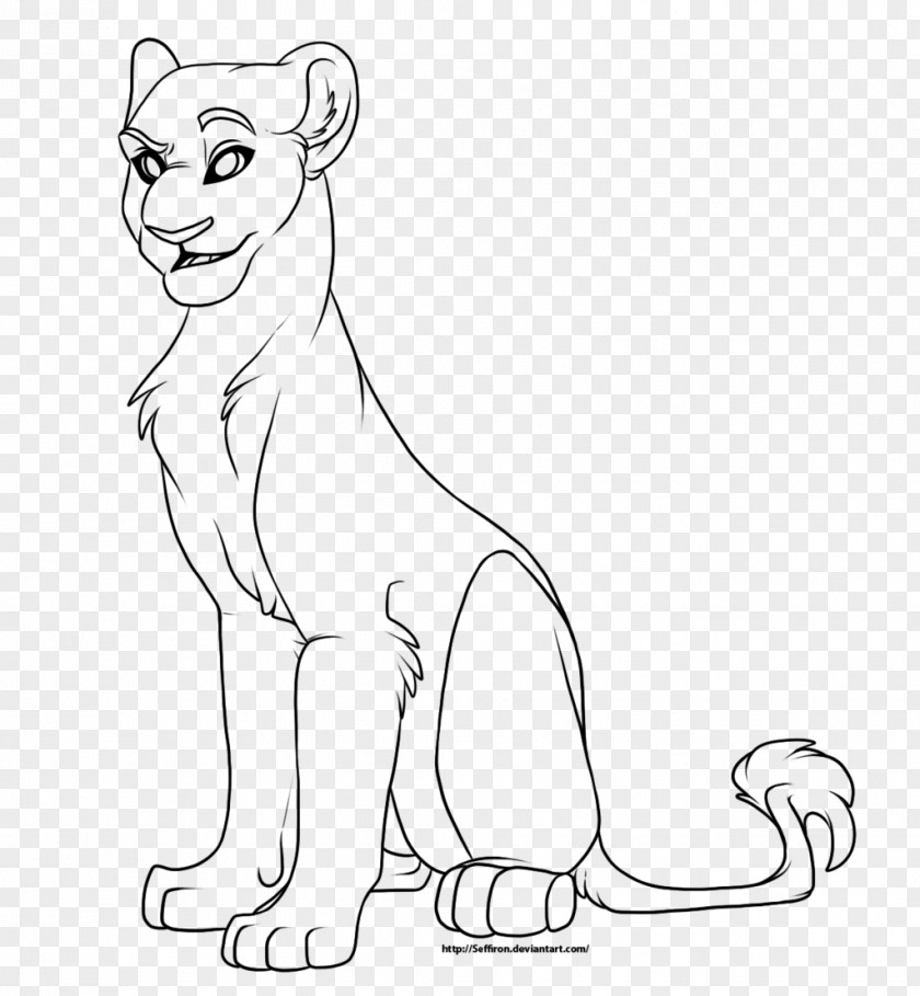 Lion Drawing Line Art Cat Female PNG