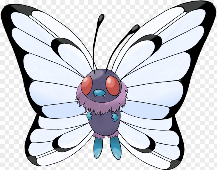 Pokemon Butterfree Pokémon Monarch Butterfly Metapod Beedrill PNG
