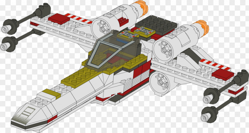 Star Wars Luke Skywalker X-wing Starfighter Lego PNG