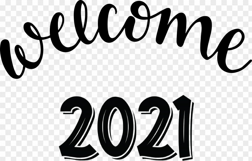 Welcome 2021 Year New PNG