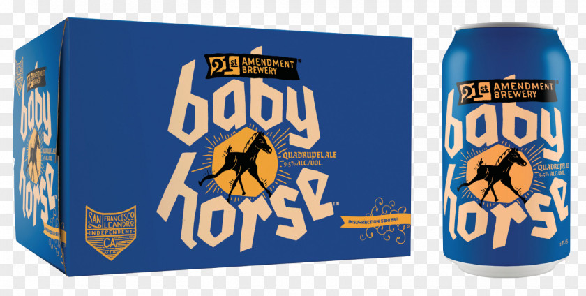 Baby Horse 21st Amendment Brewery & Restaurant Beer PNG