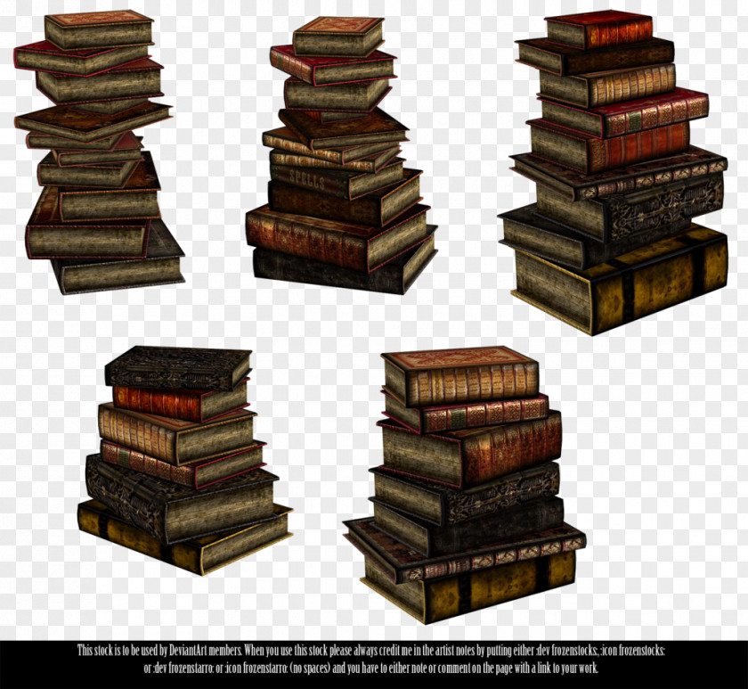 Book Stacks Photoshop Contest PNG