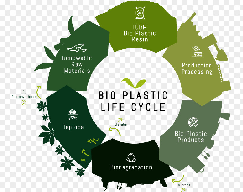 Carbon Footprint Bioplastic Biodegradable Plastic Biodegradation Raw Material PNG