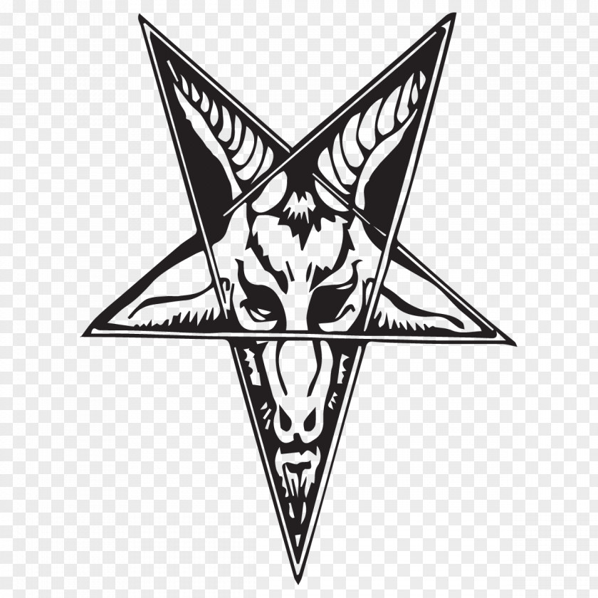 Goat Church Of Satan Baphomet Satanism Pentagram PNG