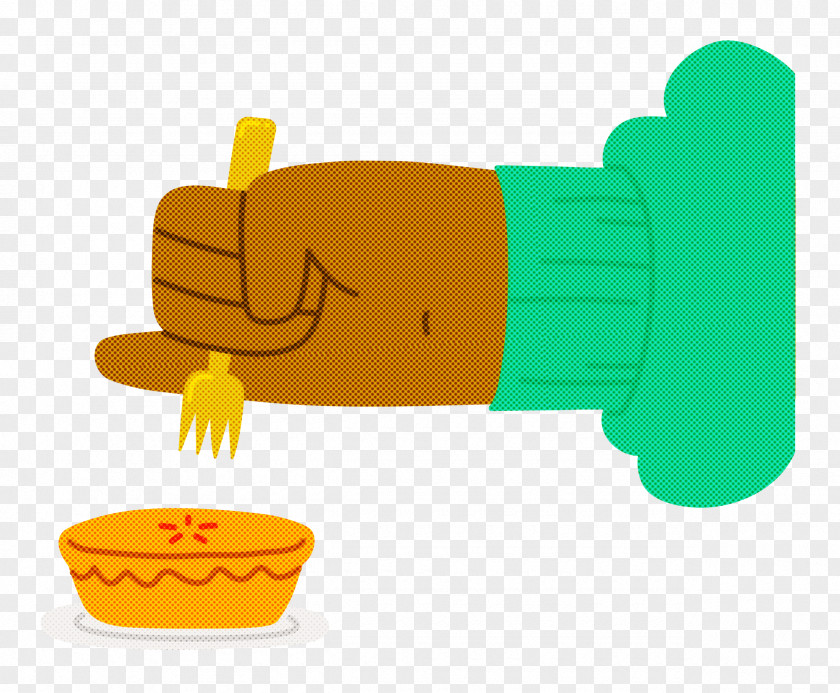 Hand Holding Pie PNG