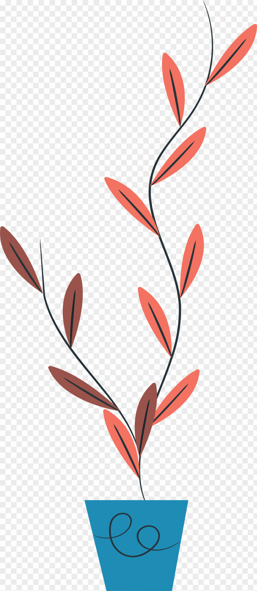 Leaf Plant Stem Watercolor Painting Twig Petal PNG