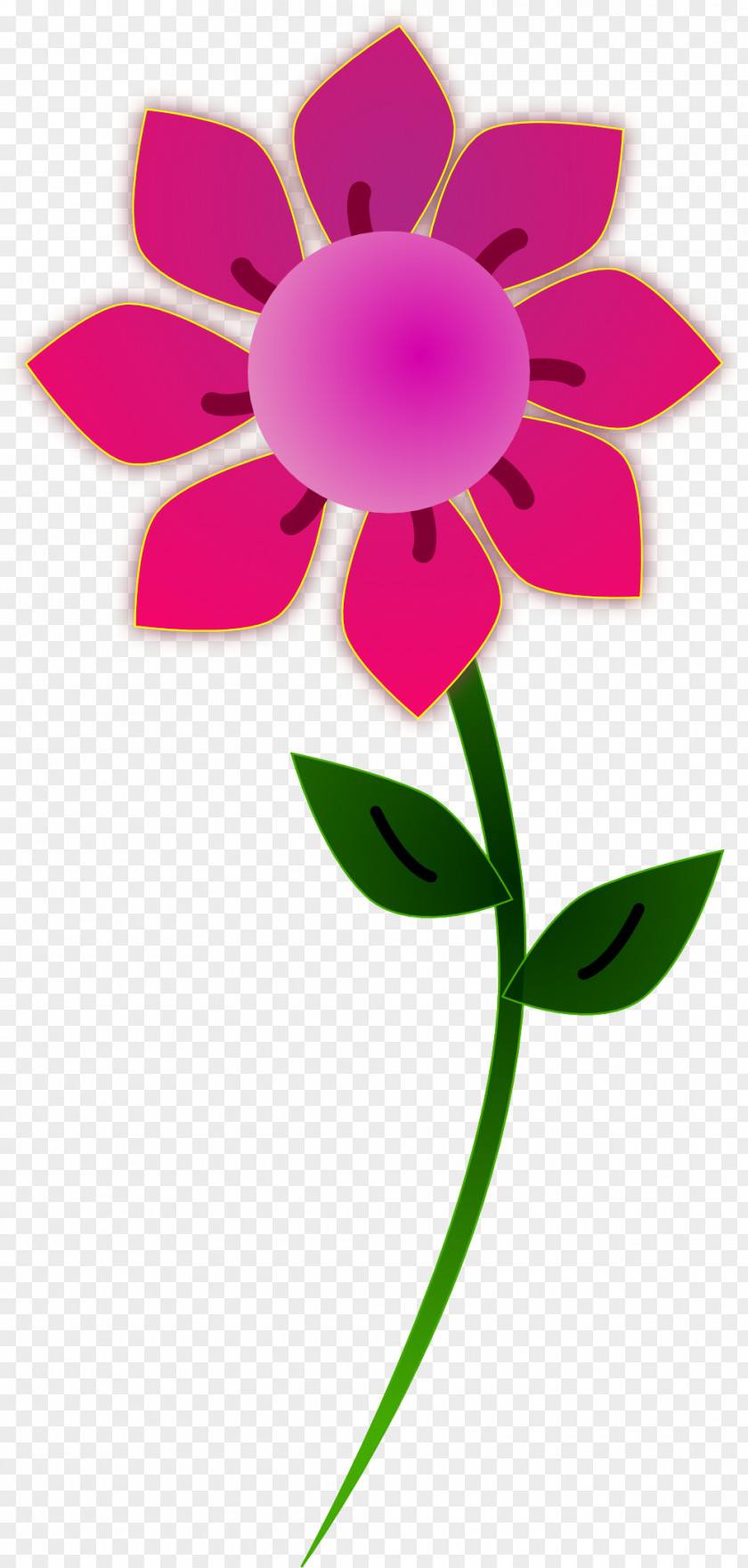 Pink Flower Clipart Flowers Clip Art PNG