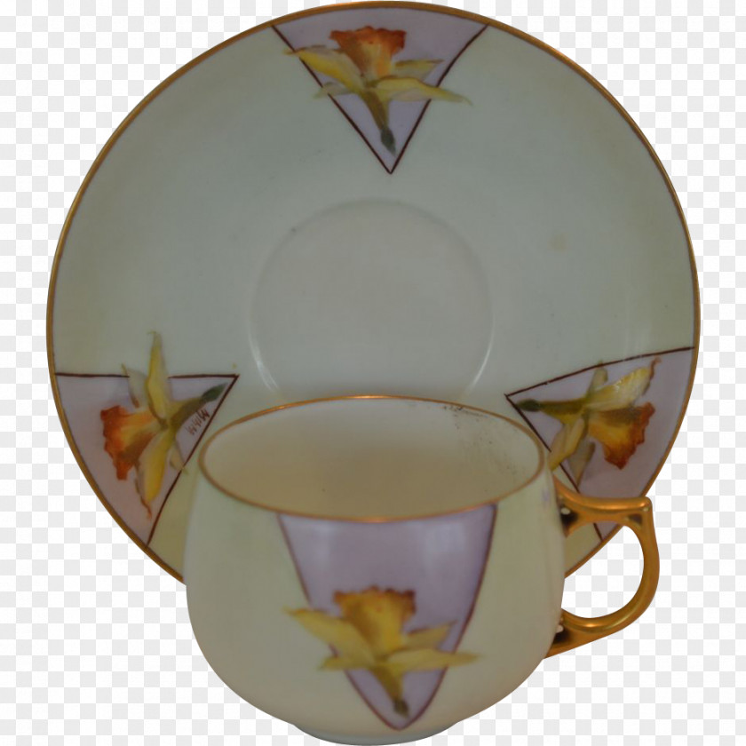 Plate Saucer Porcelain Cup Tableware PNG
