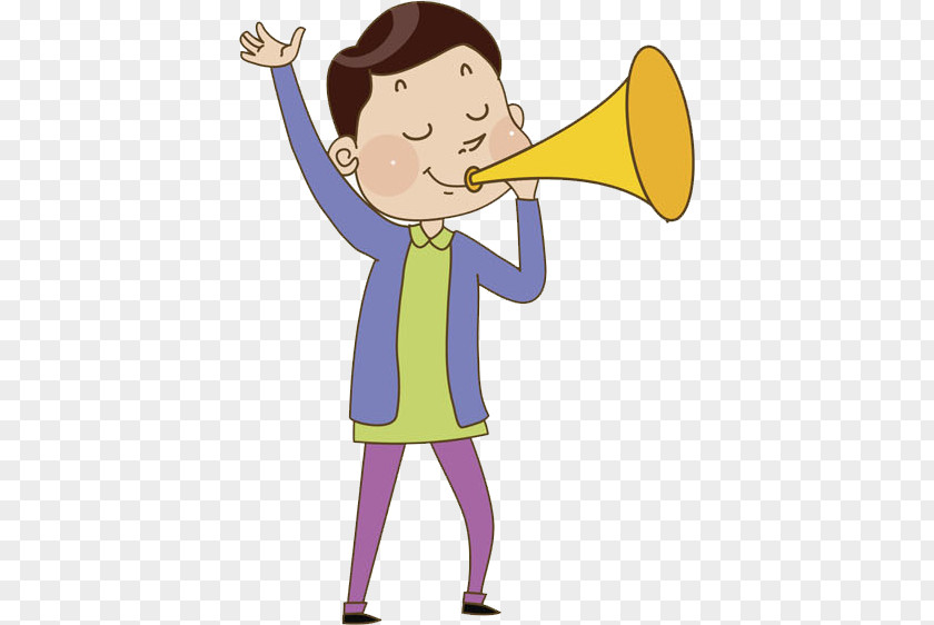 Trumpet Boy PNG