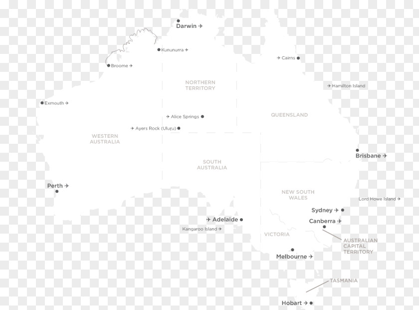 Australia Mainland Blank Map World PNG