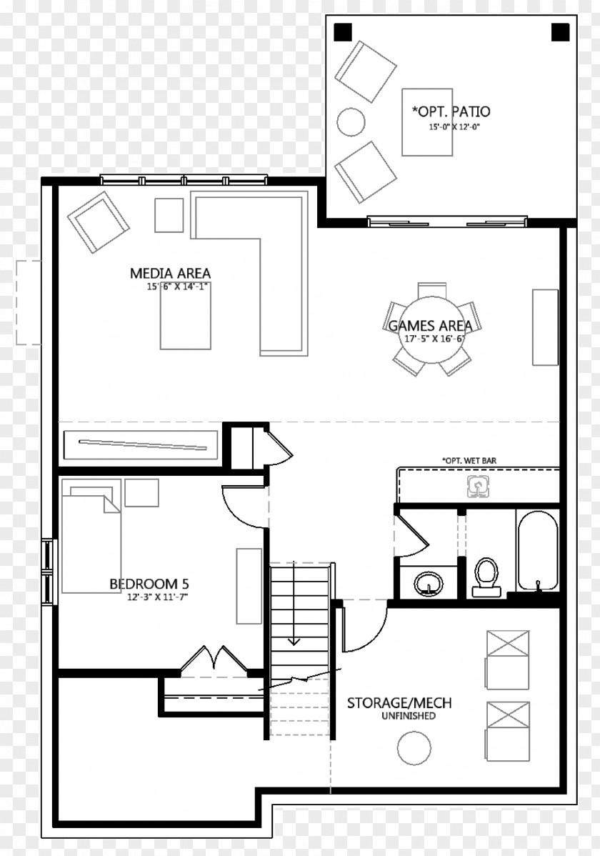 Hennessey Priest Lake Apartments Floor Plan Fireplace PNG
