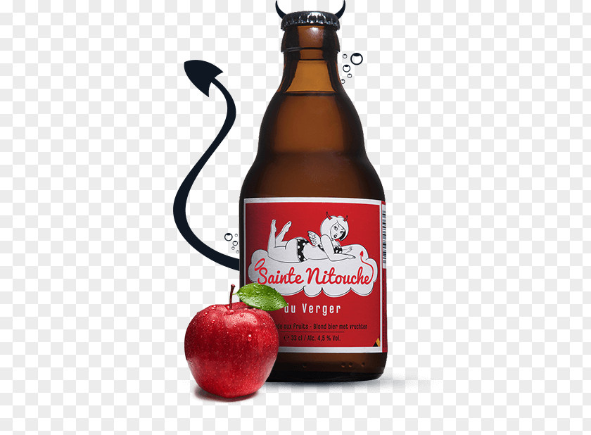 Beer Bottle Sainte Nitouche Witbier Brewery PNG
