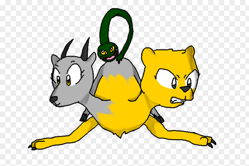 Chimera Cat Cartoon Canidae Carnivora PNG