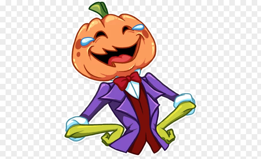 Pumpkin Head Jack Pumpkinhead Telegram Sticker Clip Art PNG