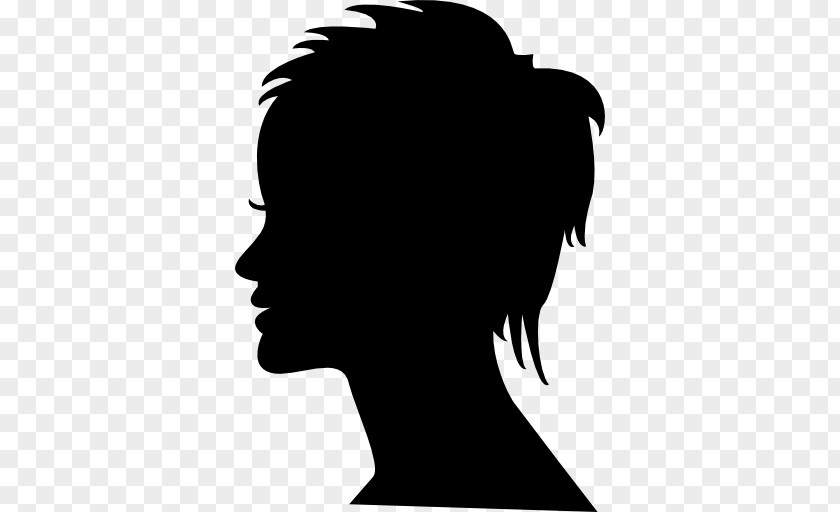 Woman Face Silhouette Clip Art PNG