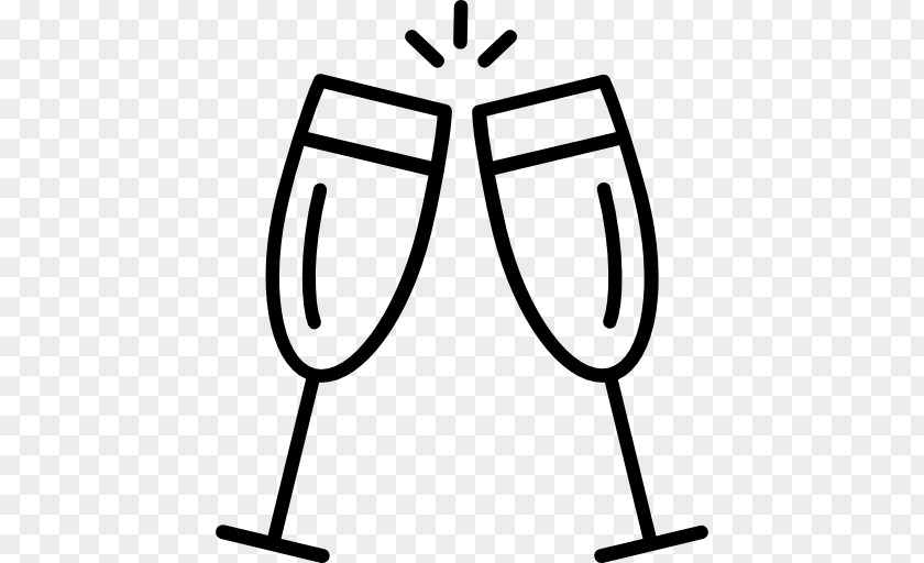 Cheers Icon Champagne Glass Sparkling Wine PNG