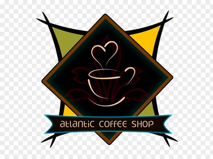 Coffee Shop Logo Emblem Brand Clip Art PNG