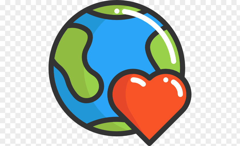 Earth Heart Clip Art PNG