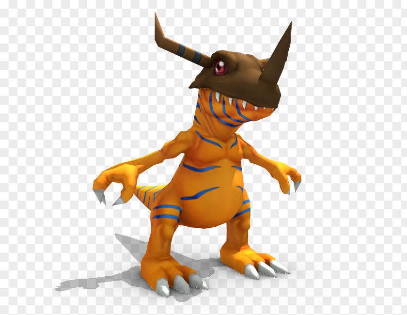 Digimon Masters Agumon Dragon Figurine PNG